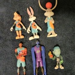 6 Tune Squad/ Goon Squad Figures