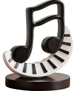 Music Note Piano Keys Decorative Figurine