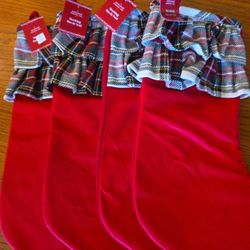 Ashland Christmas Stockings Plaid Cuff – New with Tags
