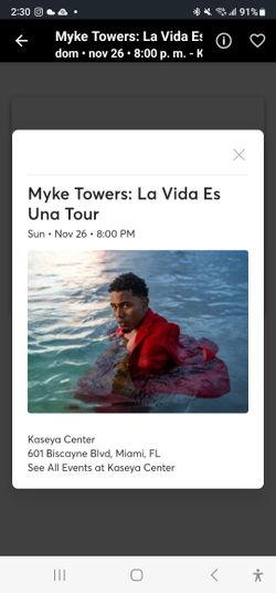 Myke Towers  Hoy Domingo 26 NOV