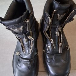 Harley Davidson steel toed boots men's size 9.