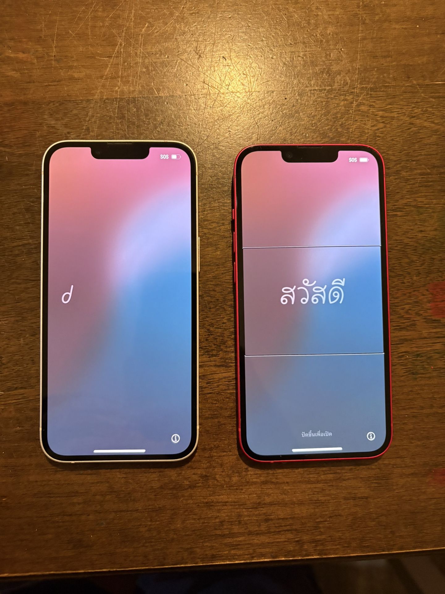 iPhone 14th 128 GB Red ,White, Yellow