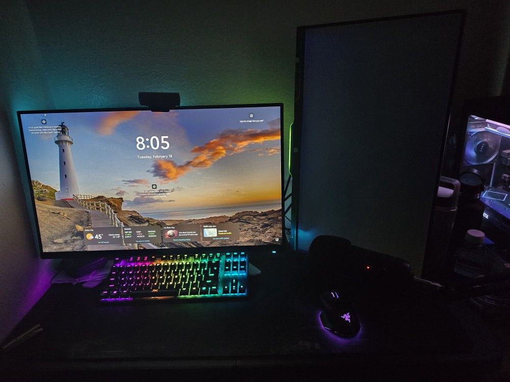 Selling Gaming Desktop with 2 Monitors
