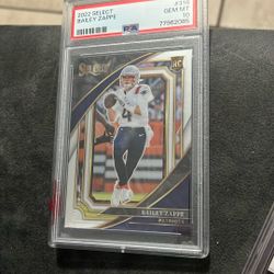 2022 Select Bailey Zappe PSA 10