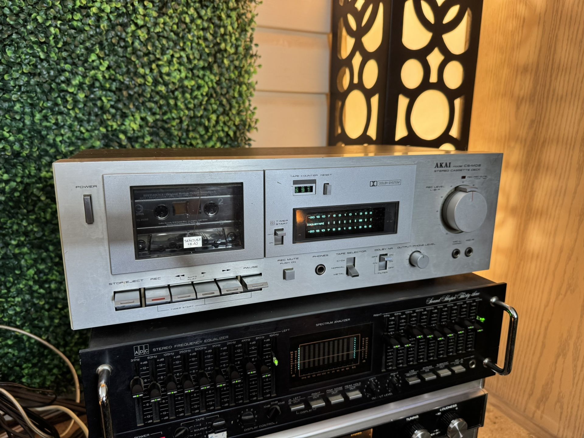 AKAI Silverface Cassette Deck CS-MO2