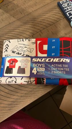 Skechers 4 Boys Pack 2 Tees 2 Shorts