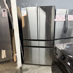 Samsung - Bespoke 29 Cu Ft 4-Door French Door Refrigerator With Inner Beverage Center In Stainless Steel 😻✨