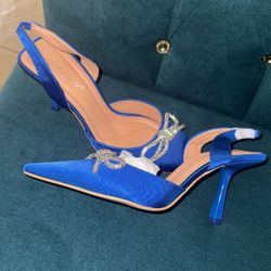 Womens Blue Heels