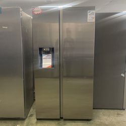 Samsung Side-By-Side, Stainless Steel Refrigerator Counter Depth