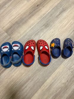 Crocs kids sizes 9 12 &7  in that order