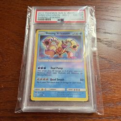 Psa 8 Shining Volcanion Pokémon Card