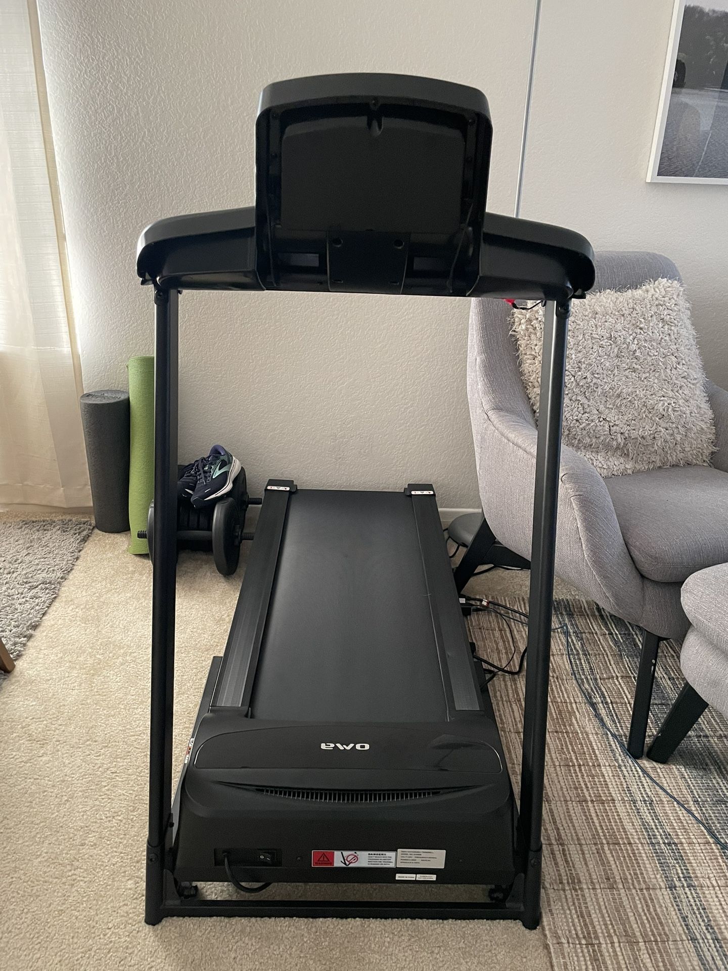 OMA Treadmills for Home 1017EB 7200EB 5108EB, Max 2.5HP 300 LBS Capacity Folding Treadmill with LED Display