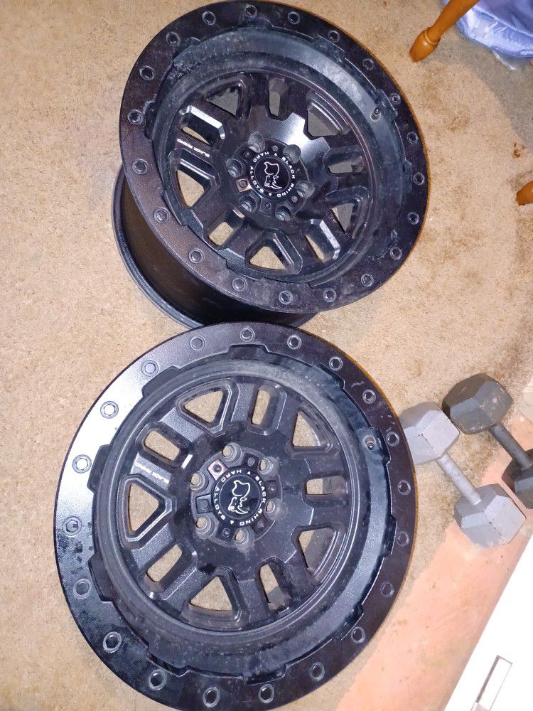 4 Black Rhino Barstow Wheels 