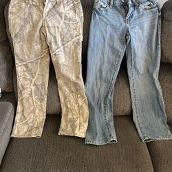 Tilly RSQ Girl Jeans Size 10 Wide leg 