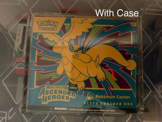 Pokemon center ascended heroes etb w/ case