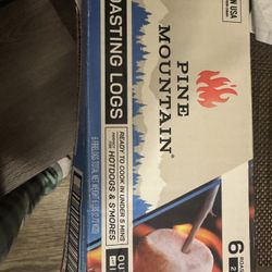 Pine Mountain roasting logs