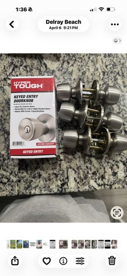 Brushed Nickel Door Knob