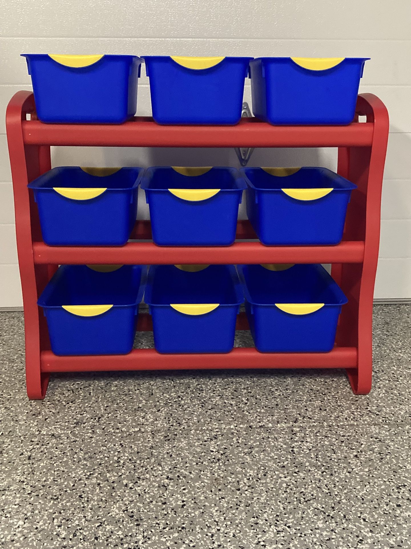 Sterilite Toy Rack With 9 Bins