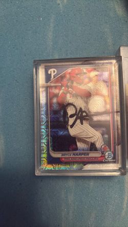 Bryce Harper autograph