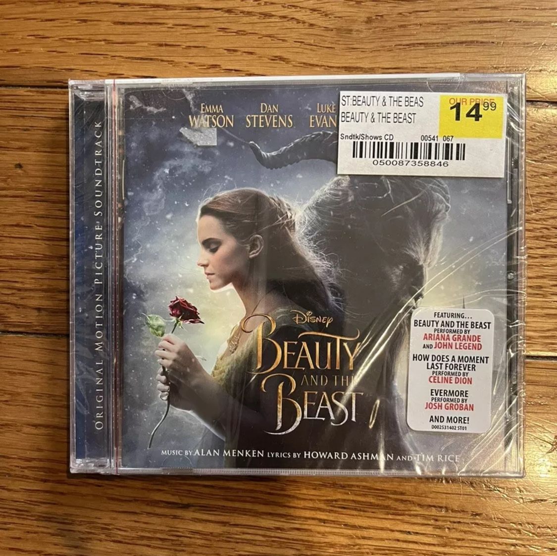 New Disney Beauty and the Beast Original Soundtrack Music Emma Watson CD