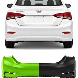 2018-2022 Hyundai Accent - Painted Rear Bumper