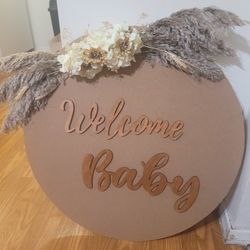 Welcome Baby Sign