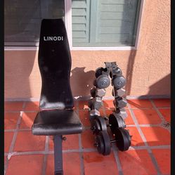 Weight Set with bench