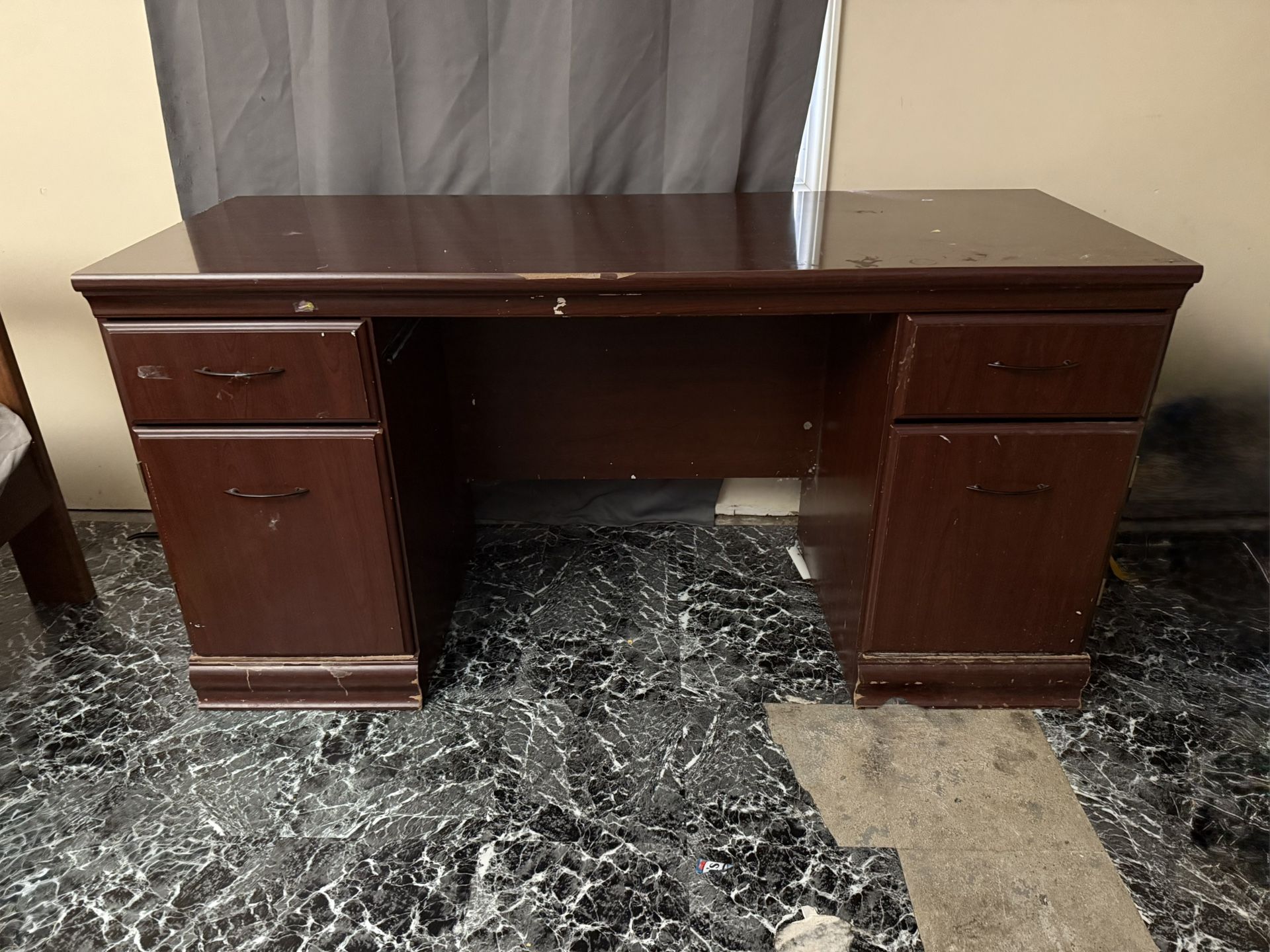 A Wood Desk