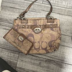 Matching Coach Set Purse/Wallet