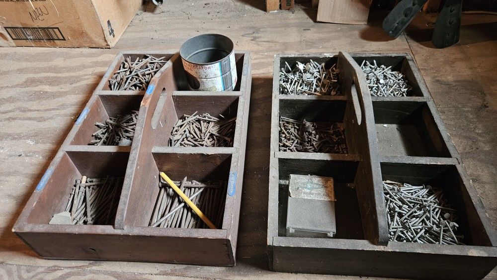 4 Homade Boxes For Nails 40 Each