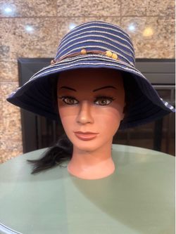 Navy Blue Summer Hat☀️☀️☀️