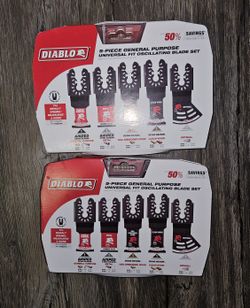 DIABLO 5 PIECE GENERAL PURPOSE UNIVERSAL FIT OSCILLATING BLADE SET