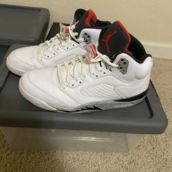 Jordan 5 Retro White Cement 