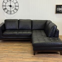 Leather sectional couch Delivery available