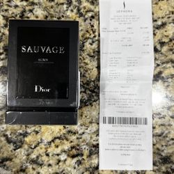 Dior Sauavage Elixir 3.3oz New In Box 