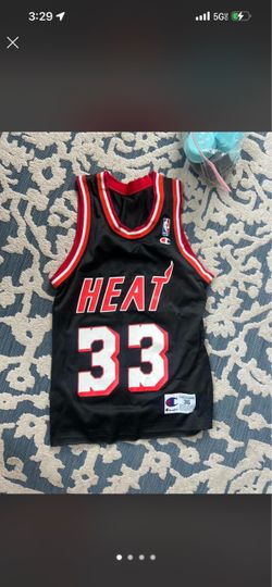 Heat jersey -old school - Alonzo morning #33 - boys 36 = L/xL #basketball #heat