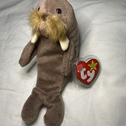 Ty Beanie Baby “Jolly” the Walrus (1996) – Rare Vintage OG w/ Tags!