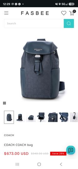 Coach Outlet Racer Pack In Signature Jacquard