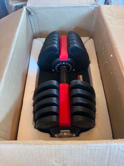 Set of 2 adjustable dumbbells 90 lbs each