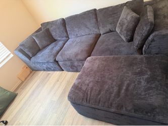Boneless L couch