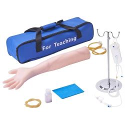 212}Phlebotomy Practice Kit, IV Venipuncture Intravenous Training Kit, High Simulation IV Practice Arm Kit with Carrying Bag, Practice and Perfect IV
