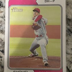 Shohei Ohtani 2023 Topps Heritage Card #20