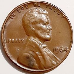 1964 No Mint Mark PENNY/ERRORS 