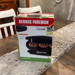 Indoor Grill Cooking Preparation George Foreman Three Servings Grill