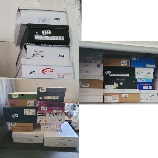 Shoes Boots Slippers Heels Lot Pallet