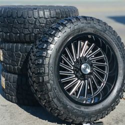 20” Chevy Silverado GMC Sierra  Wheels & Tires Off-Road Tahoe Yukon Escalade Suburban Rines Y