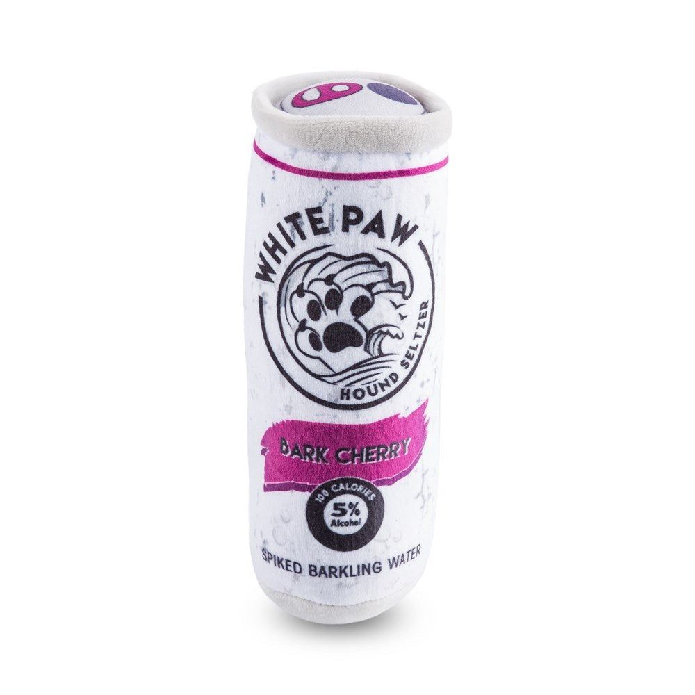 White Paw Plush Squeaky Dog Toy