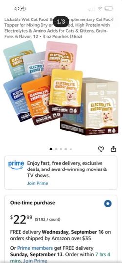 Petasty Electrolyte Energy Cat Broth ( 12 pack )