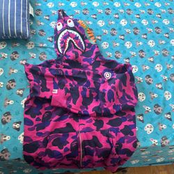 Used Bape Purple Camouflage 