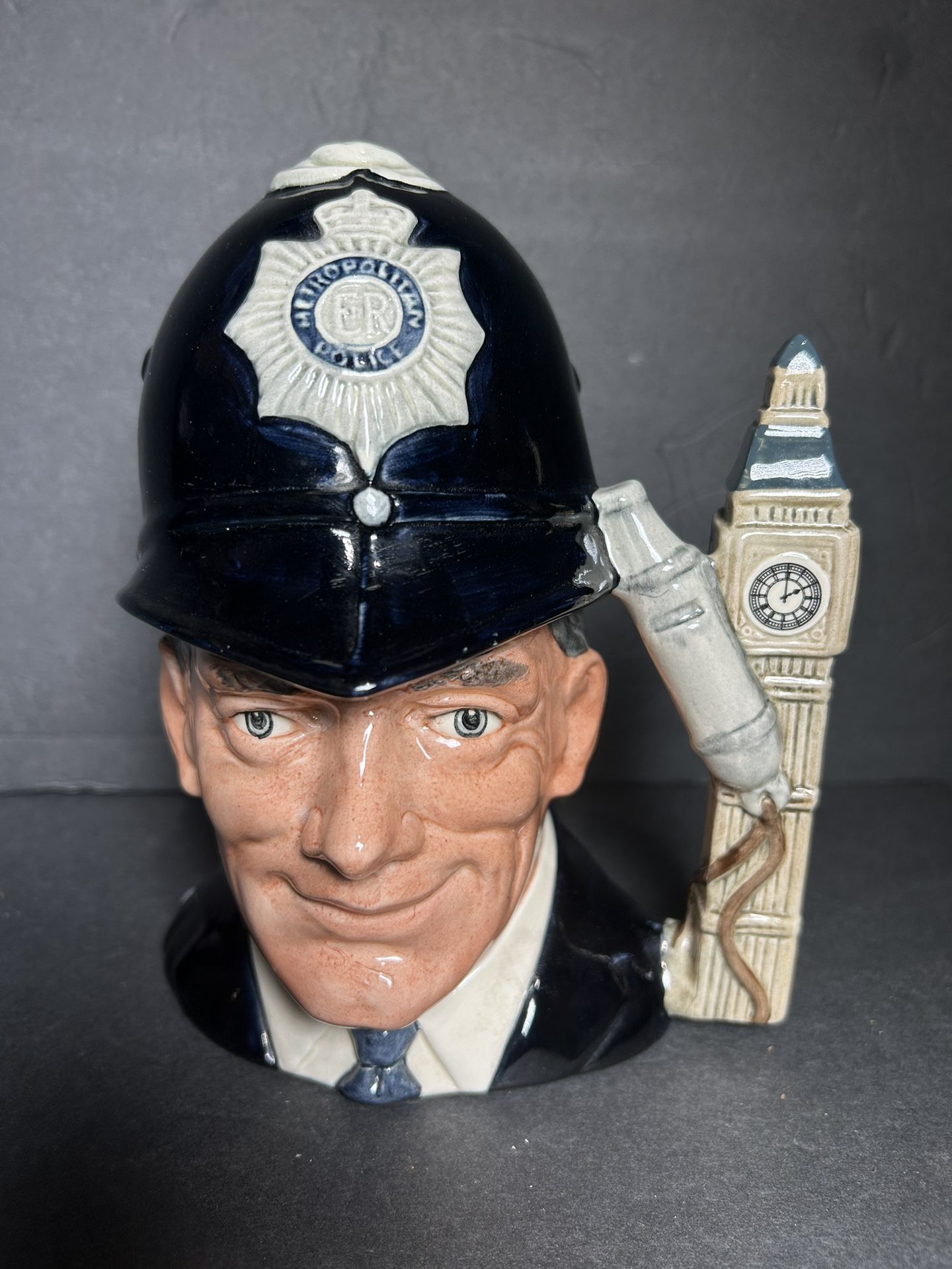 Royal Doulton Character Jug "The London Bobby" #D6744 Collectable